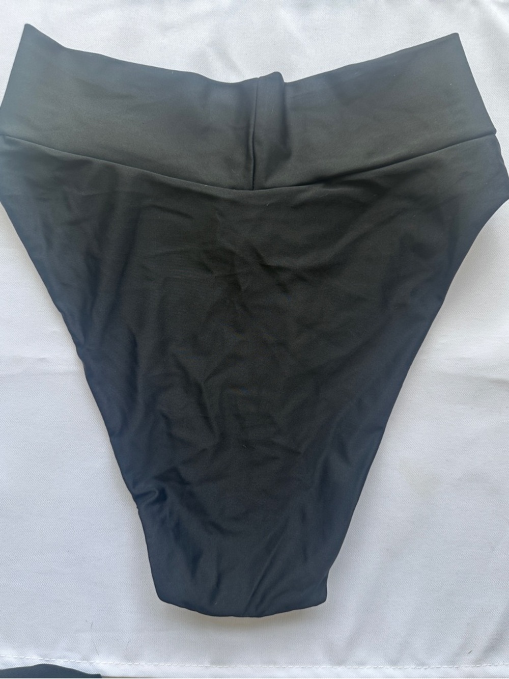 aerie Black High-Waist Bikini Bottoms - Picture 2 of 5